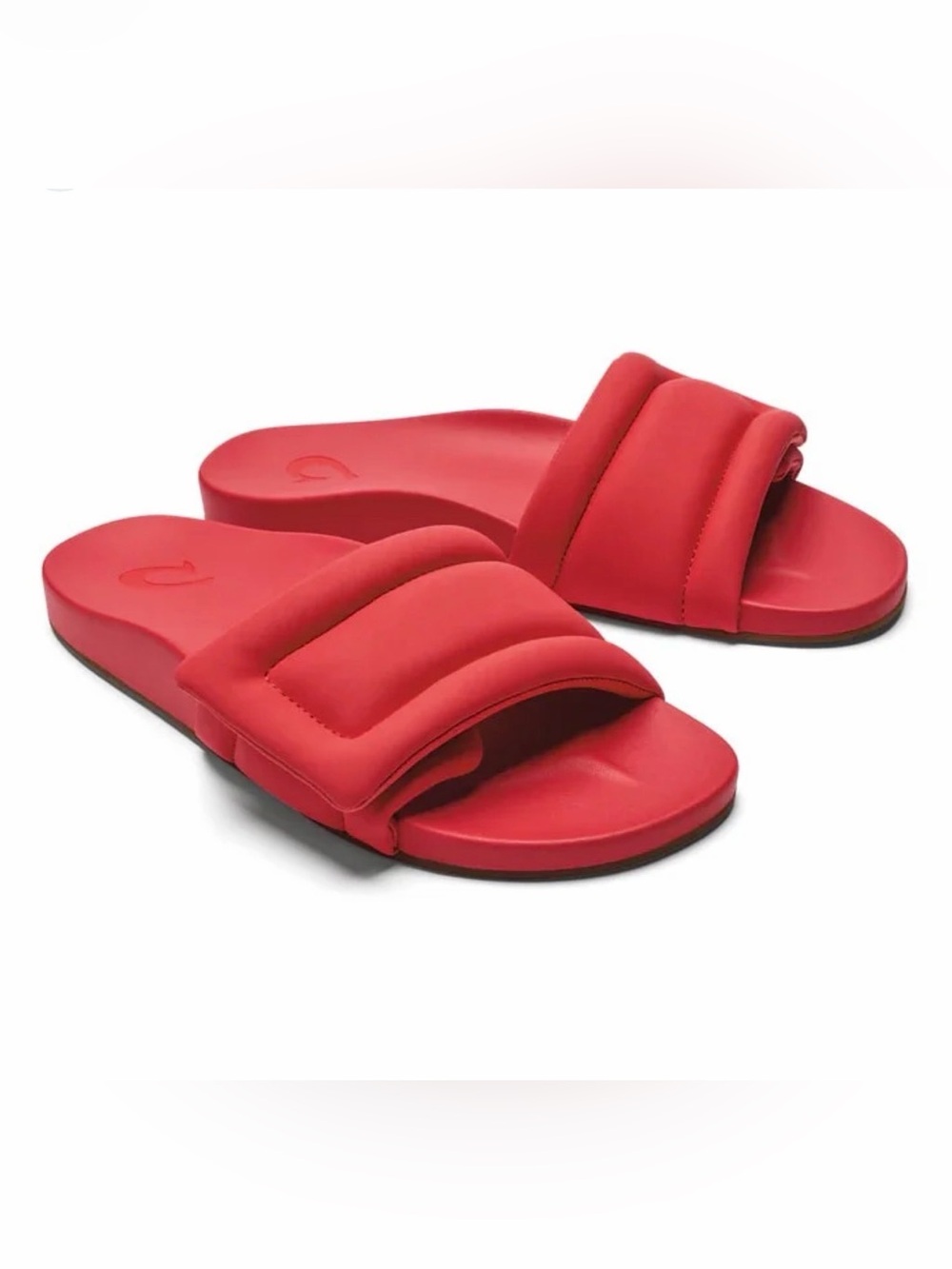 OluKai Poppy Red Women’s Sunbeam Slide Sandals 7